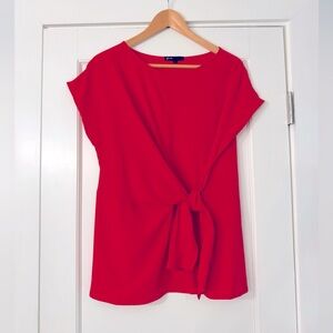 Gibson tie-front top, Large